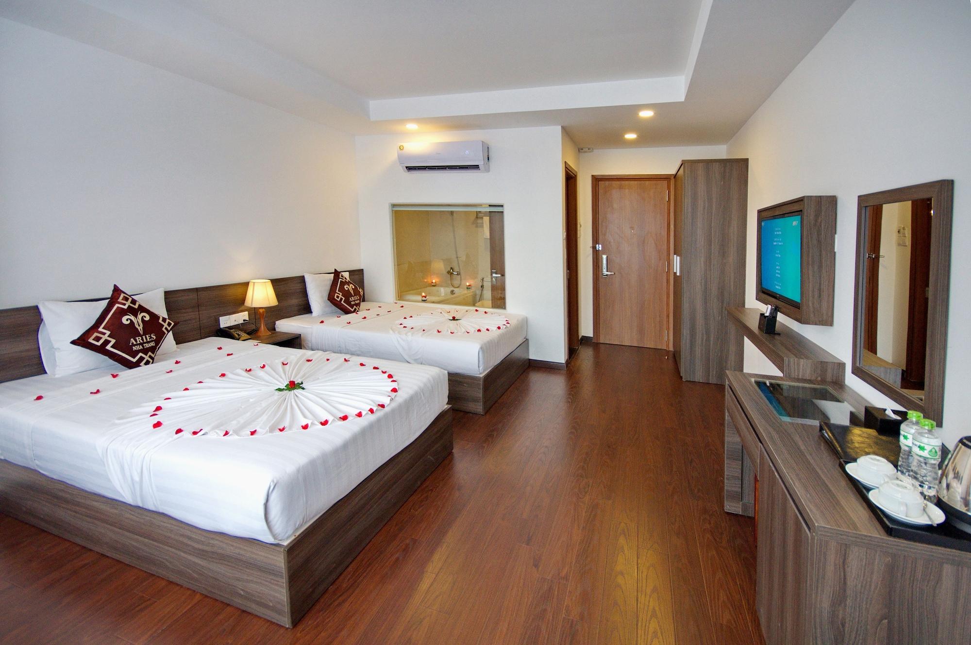 Aries Hotel На Транг Екстериор снимка